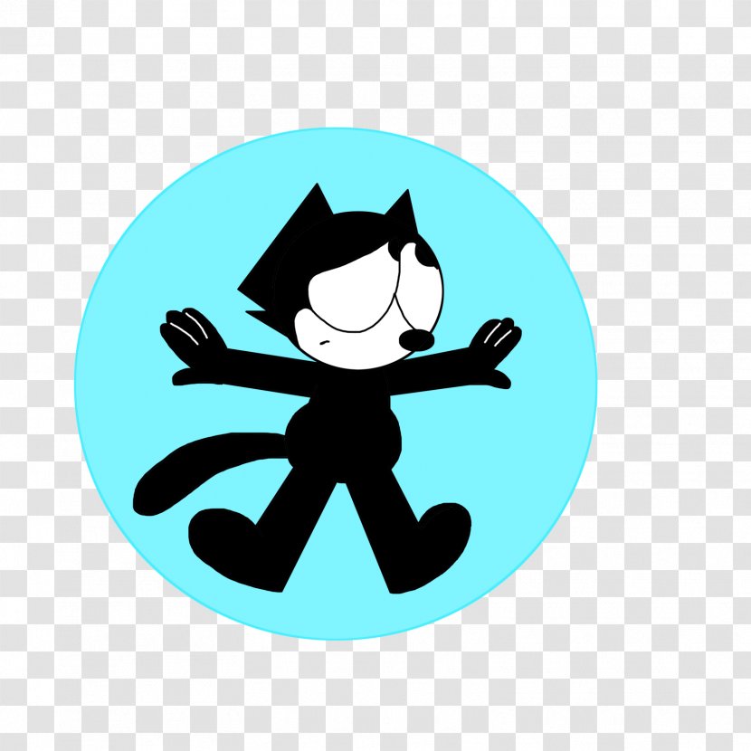 Desktop Wallpaper Cat Silhouette Clip Art - Character - Felix The Transparent PNG