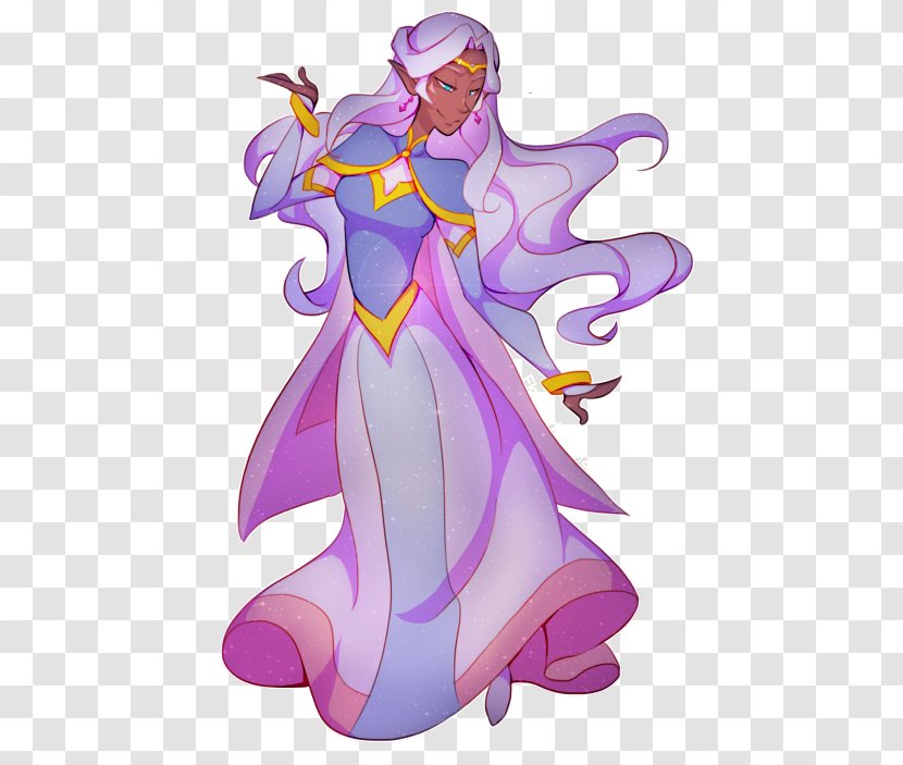 Princess Allura Defenders Of The Universe Sketch - Silhouette - Flower Transparent PNG