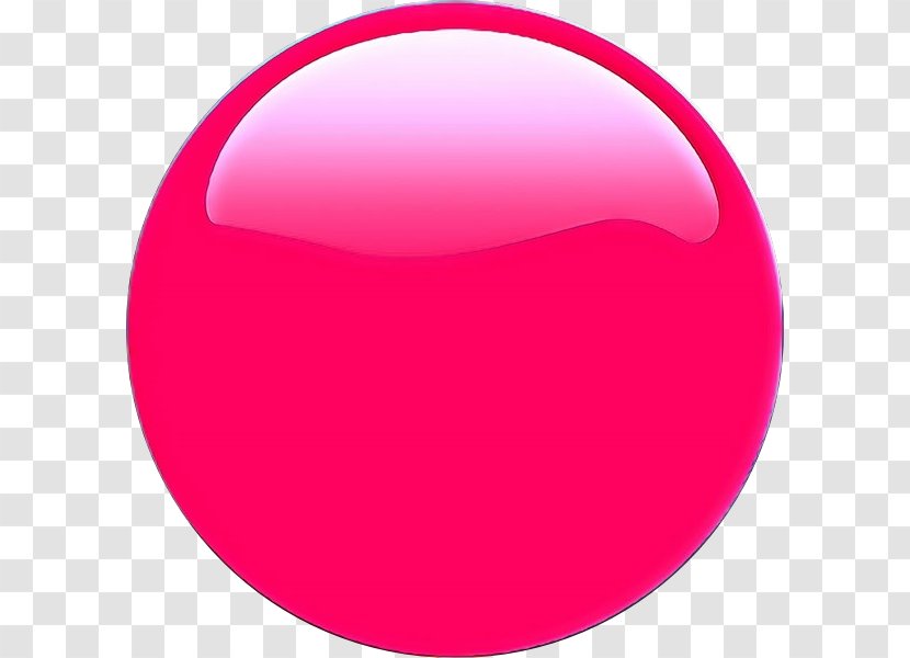 Red Circle - Magenta - Oval Gloss Transparent PNG