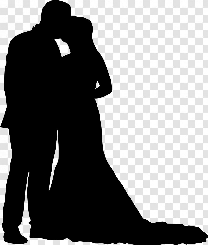 Silhouette Bridegroom Clip Art - Joint - Groom Transparent PNG