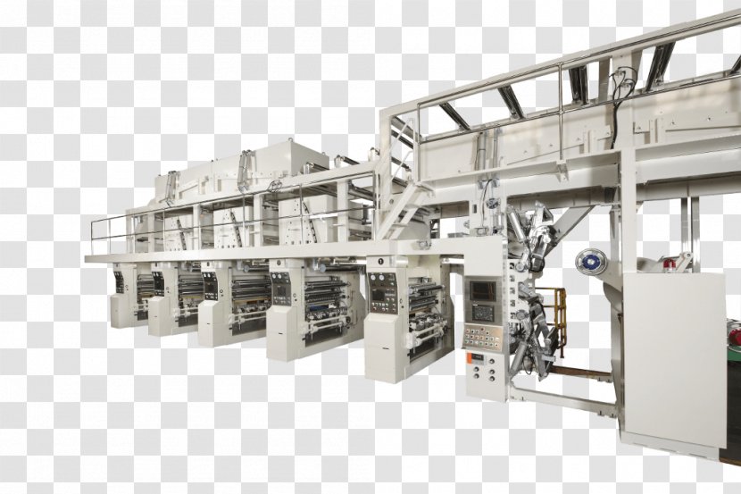 Machine Rotogravure Printing Press Technology - Frame Transparent PNG