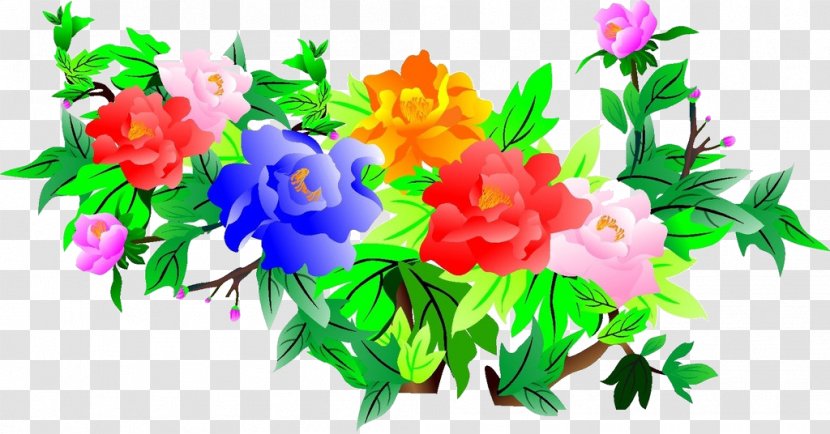 Floral Design Moutan Peony - Petal Transparent PNG