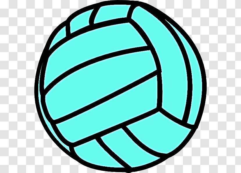 Beach Ball - Turquoise - Volleyball Transparent PNG