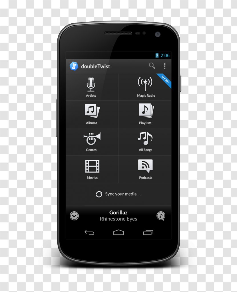 Android DoubleTwist Computer Software - Look And Feel Transparent PNG