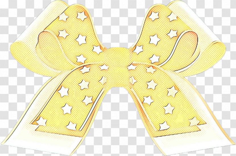 Ribbon Bow - Yellow - Tie Transparent PNG