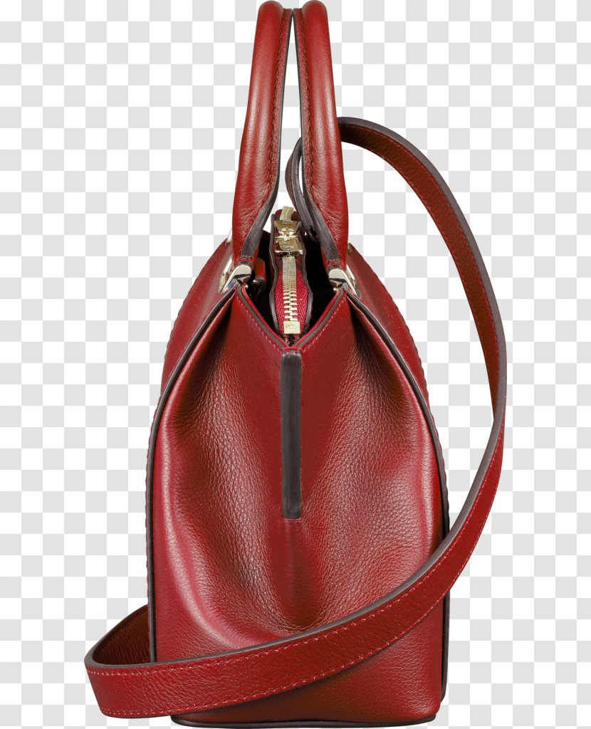 Handbag Leather Red Cartier - Pocket - Bag Model Transparent PNG