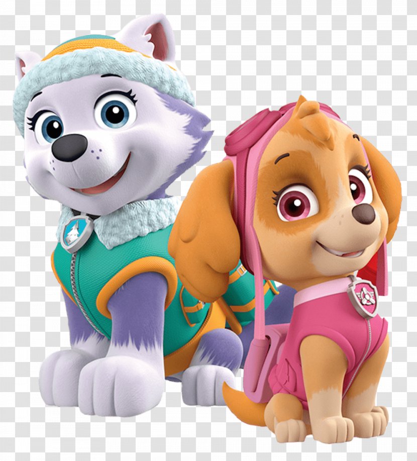 Birthday Image Party Pups Save A Pizza/Pups Skye - Animated Cartoon - Paw Patrol Alphabet Transparent Background Transparent PNG