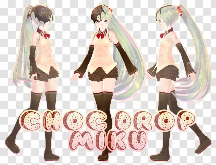 MikuMikuDance Hatsune Miku Vocaloid Model Art - Heart Transparent PNG