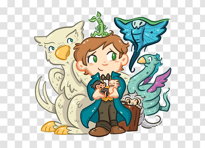 Clip Art Fantastic Beasts And Where To Find Them Stickers Vertebrate Illustration - Sticker Transparent PNG