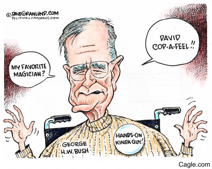 Editorial Cartoon Comics Cagle Cartoons President Of The United States - Flower - George Bush Transparent PNG