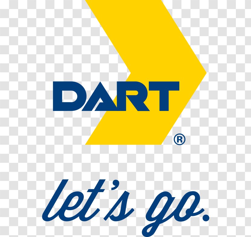 Logo Dallas Area Rapid Transit Organization Brand - Text - Darts Transparent PNG