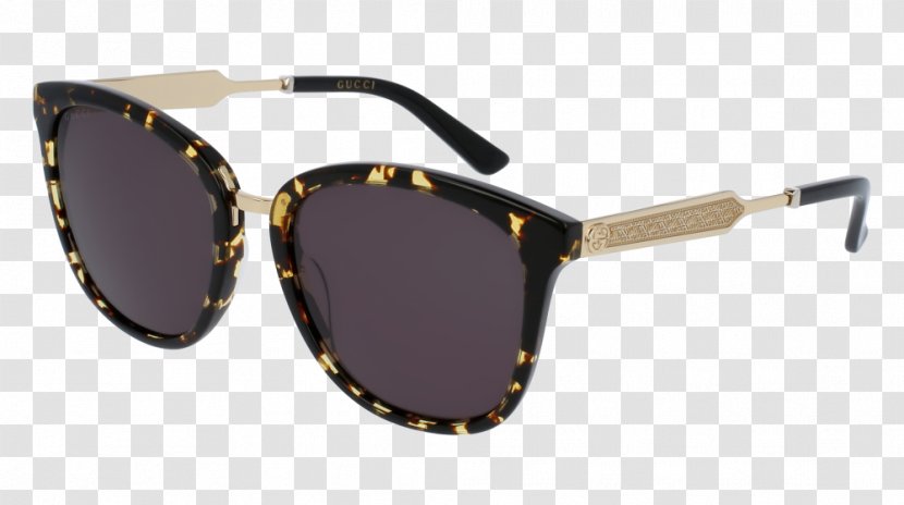 Sunglasses Gucci Grey Fashion - Vision Care - Luxury Three-dimensional Gold Frame Transparent PNG