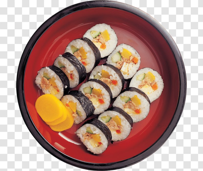 Sushi Makizushi Gimbap Sashimi Korean Cuisine Transparent PNG