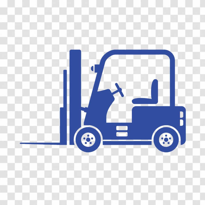 Powered Industrial Trucks Forklift Pallet Clip Art - Blue - Ceifeiradebulhadora Transparent PNG