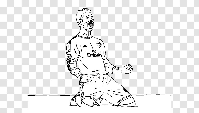 Colouring Pages Coloring Book Drawing Goal Football - Heart Transparent PNG