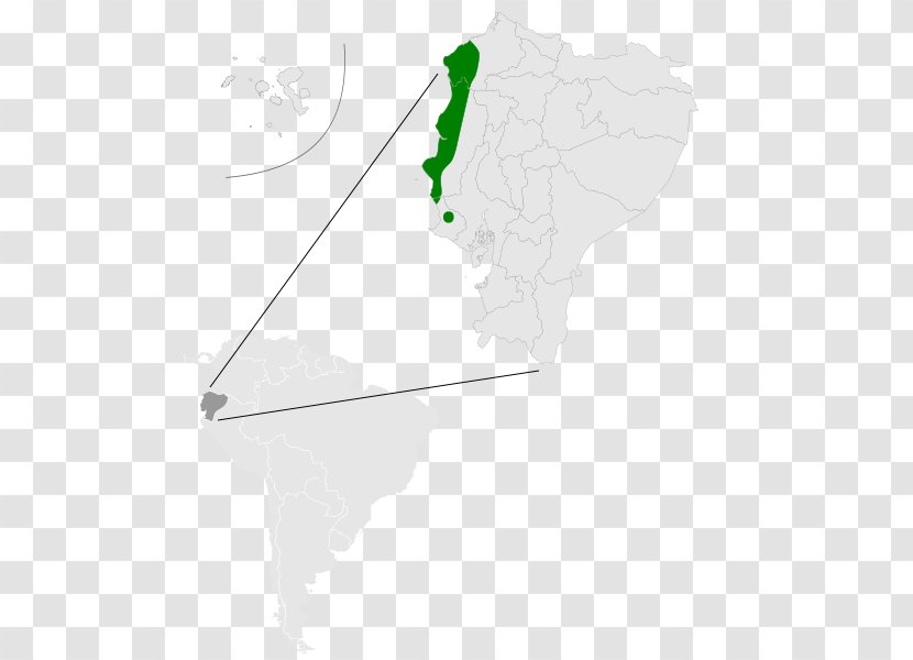 Esmeraldas Woodstar Bird Province Species Map - Trochilinae Transparent PNG