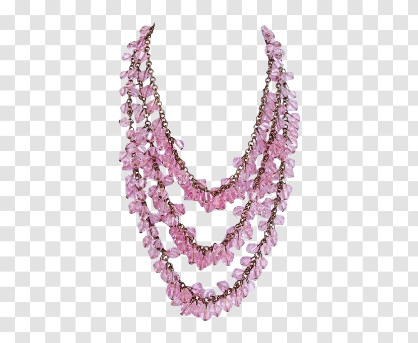 Jewellery Lilac Necklace Amethyst Violet - Jewelry Making - NECKLACE Transparent PNG