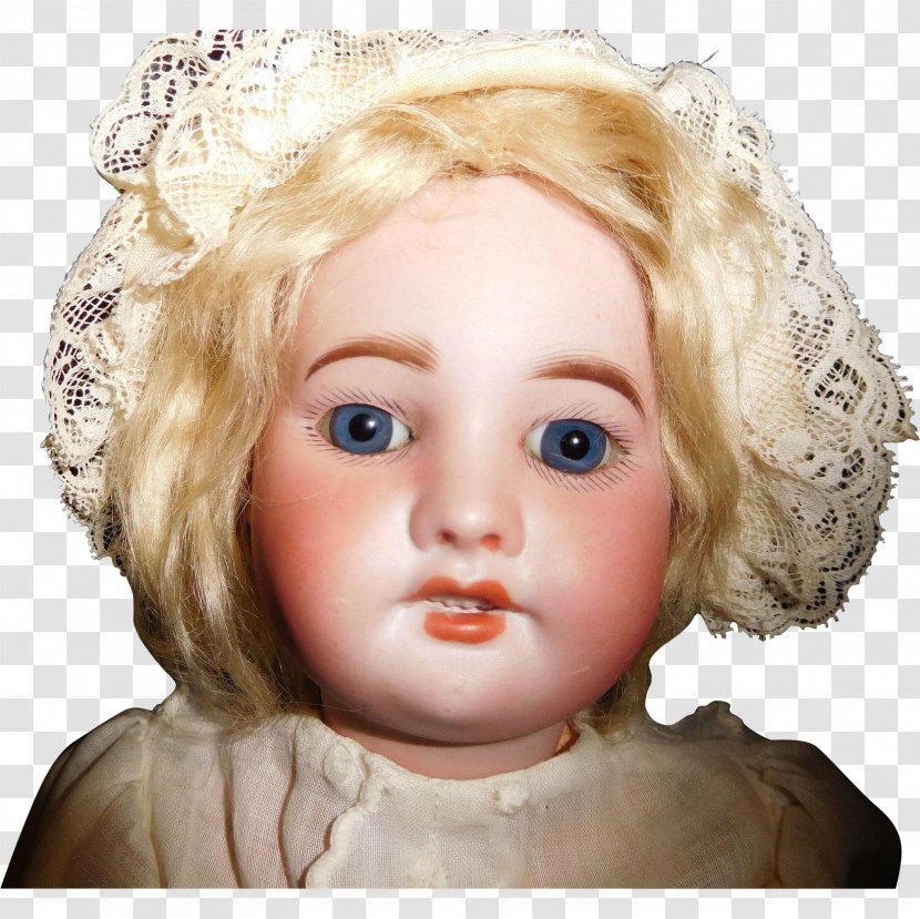 Cheek Brown Hair Blond Forehead Doll Transparent PNG