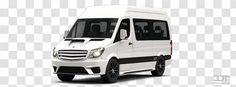 Compact Van Car Commercial Vehicle Transport - Wheel - Mercedes Sprinter Transparent PNG