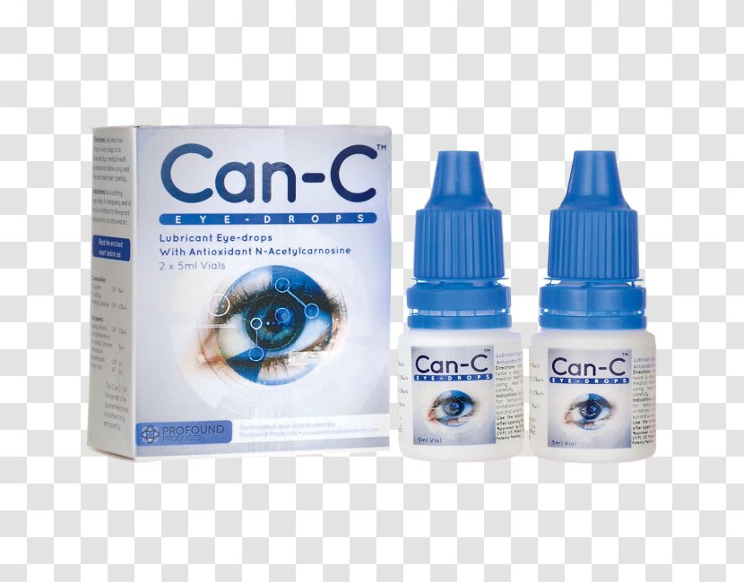 Eye Drops & Lubricants Cataract Can-C Lubricant Eye-Drops With Antioxidant N-Acetylcarnosine - Brimonidine Transparent PNG