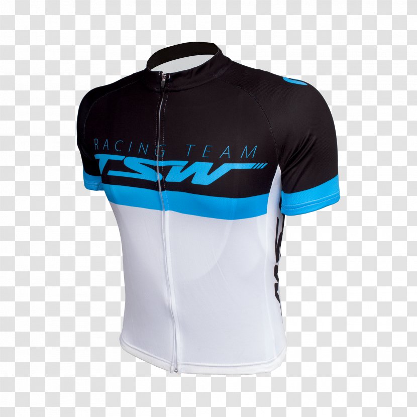 T-shirt White Cycling Jersey Sleeve Transparent PNG