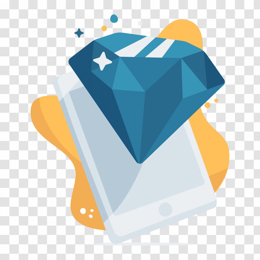 Drawing Blue Diamond Illustration Graphic Design - Material Transparent PNG