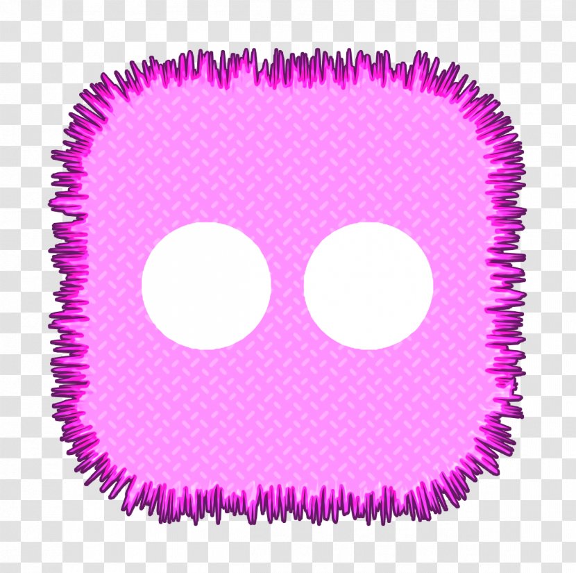 Social Media Icon - Flicker - Baking Cup Magenta Transparent PNG