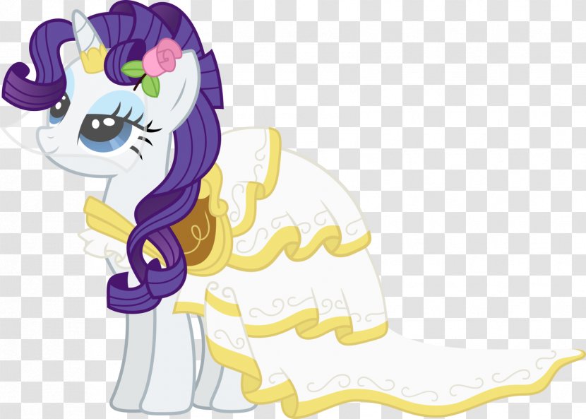 Rarity Pony Applejack Wedding Dress - Flower Transparent PNG