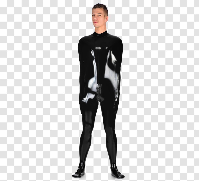 Wetsuit Spandex Muscle Black M - Frame - Latex Catsuit Male Transparent PNG