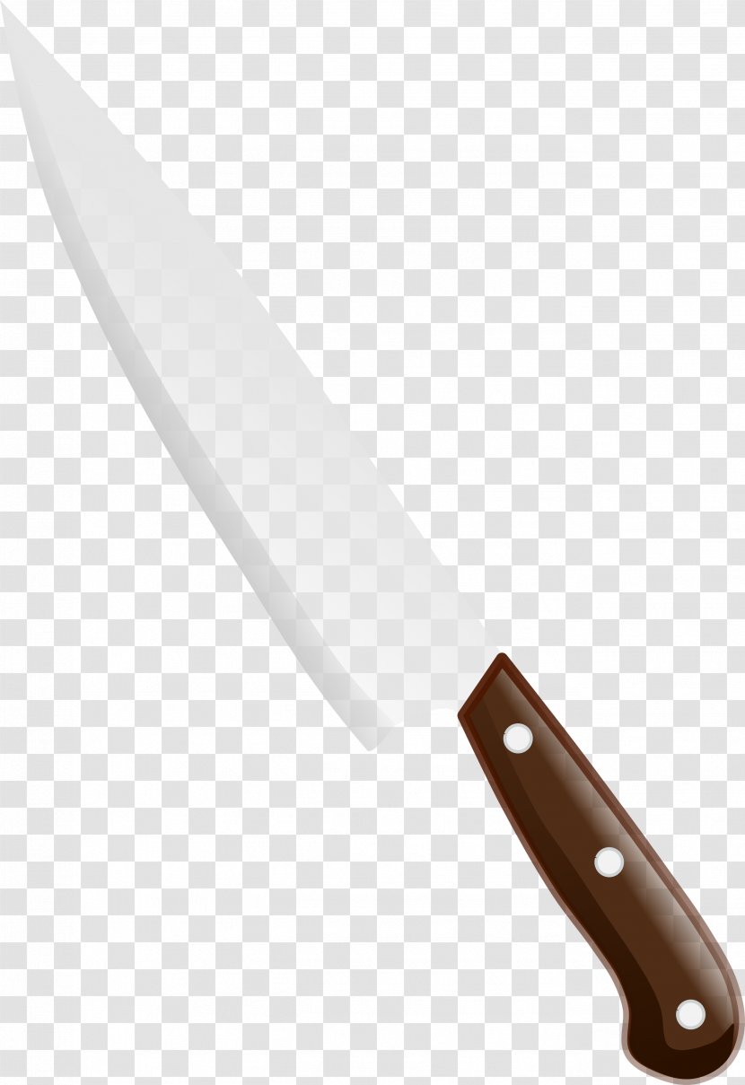Butcher Knife Kitchen Knives Clip Art - Blade Transparent PNG