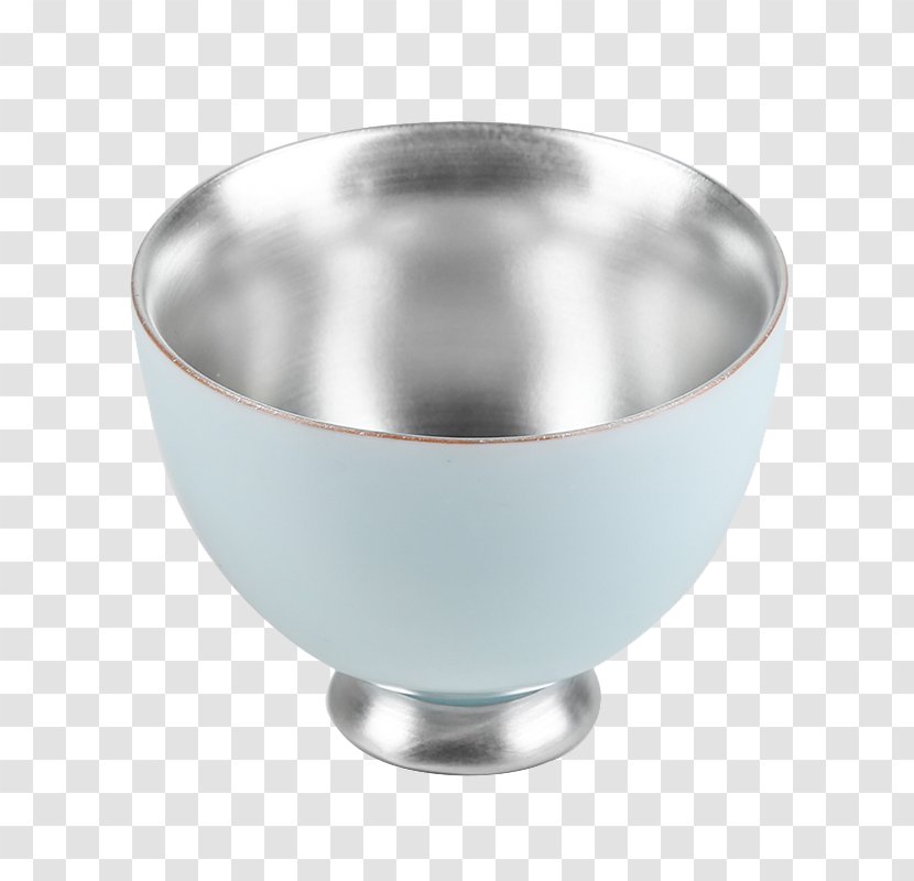 High-definition Television Cup Bowl - Designer - Handmade Silver HD Transparent PNG
