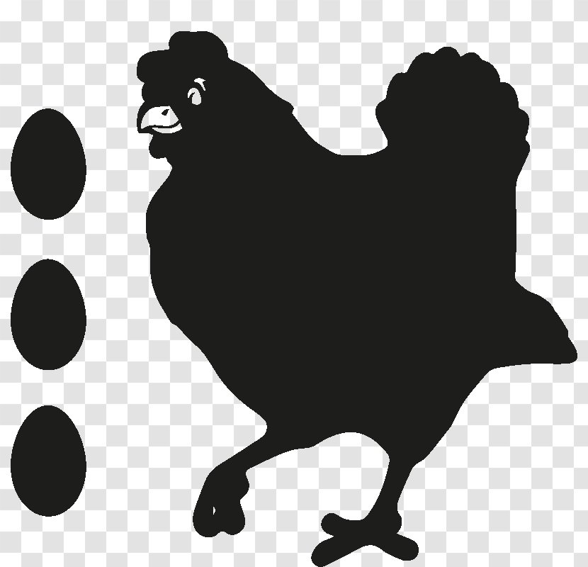 Rooster Brahma Chicken Hen Drawing - Silhouette - Egg Transparent PNG