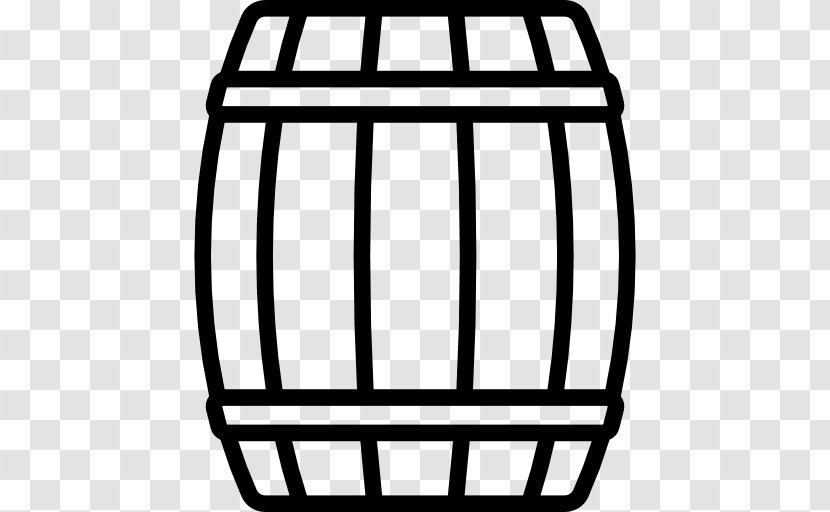 Wine Oak Barrel - Monochrome - Traditional Elements Transparent PNG