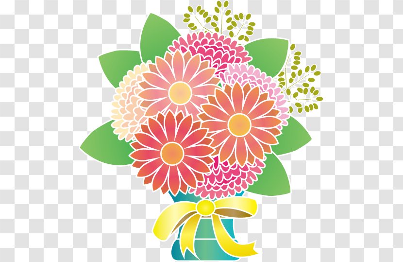 Floral Design Cut Flowers Art Clip - Chrysanthemum - Flower Transparent PNG