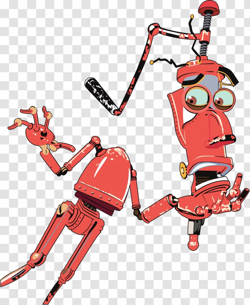Cartoon Illustration - Machine - Physical Separation Robot Transparent PNG