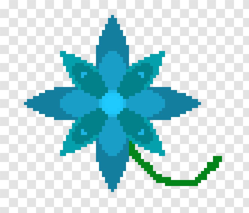 Flower Pixel Art Clip Transparent PNG