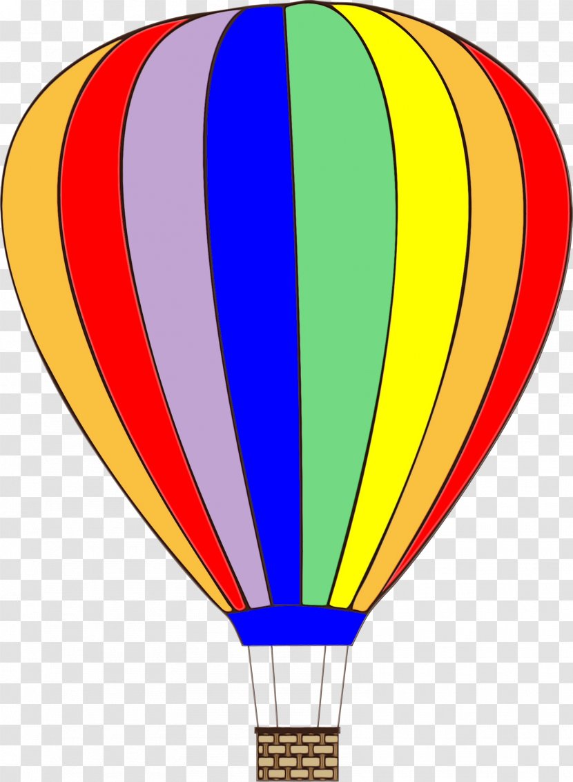 Hot Air Balloon Watercolor - Ballooning - Vehicle Transparent PNG