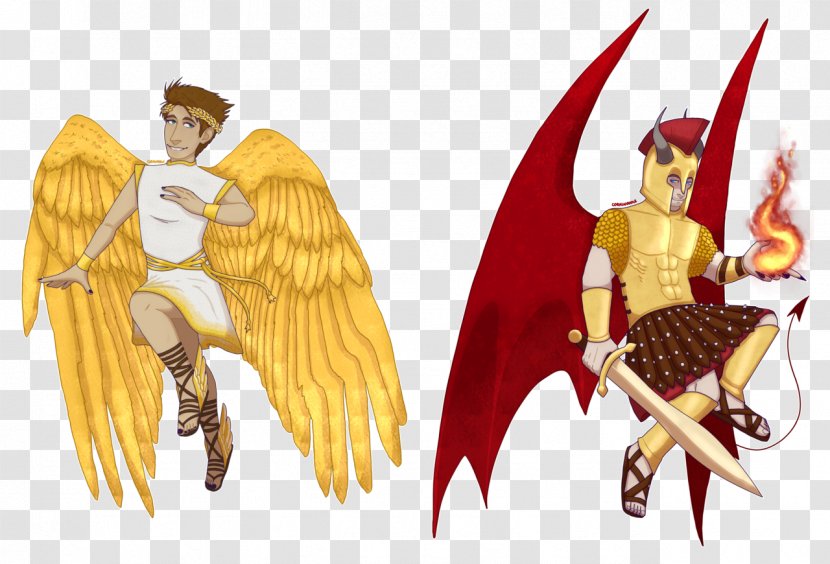 Angel Cartoon - Costume Design - Wing Transparent PNG