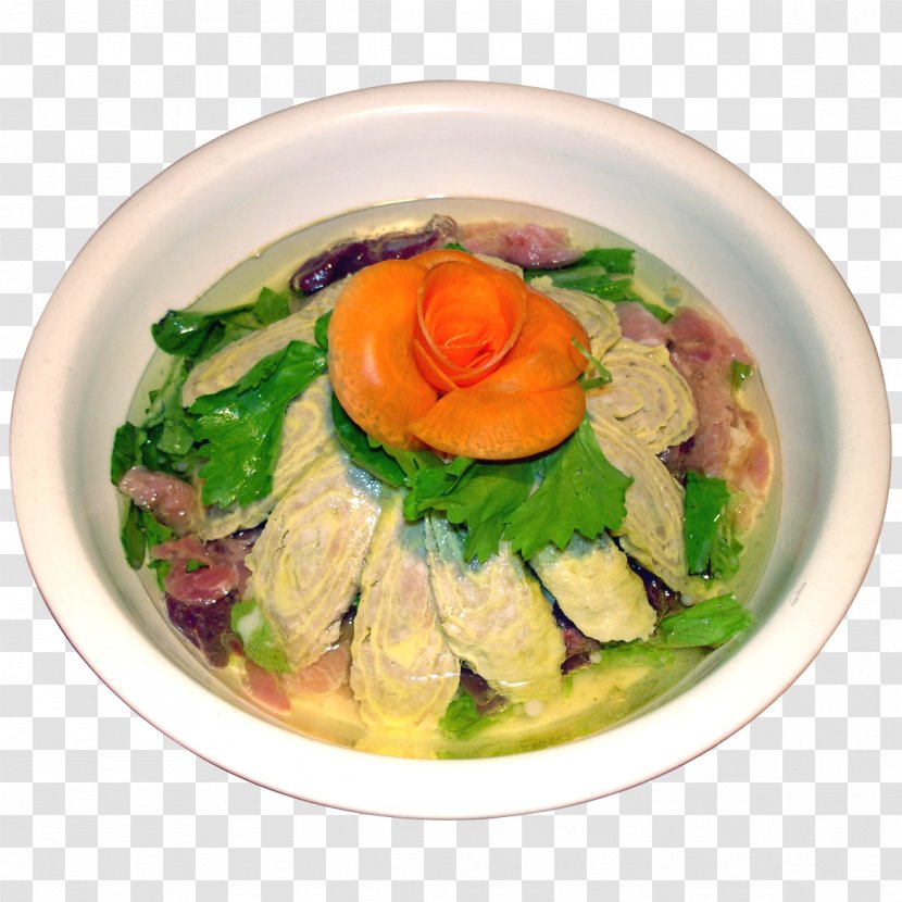 Omelette Biscuit Roll Vegetarian Cuisine - Soup - Sam Sun Omelet Transparent PNG