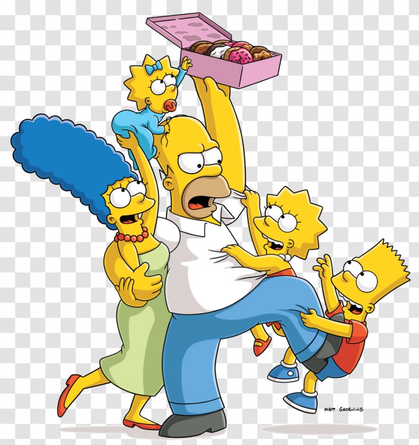 Homer Simpson Lisa Bart Marge Family - Human Behavior - Simpsons Transparent PNG