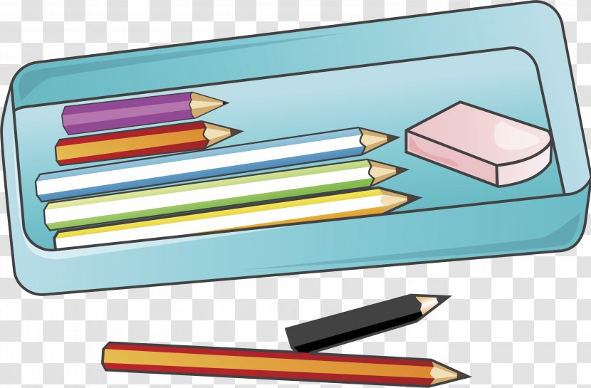 Pen & Pencil Cases Writing Implement Stationery Clip Art - Ink Brush - Sationery Vector Transparent PNG