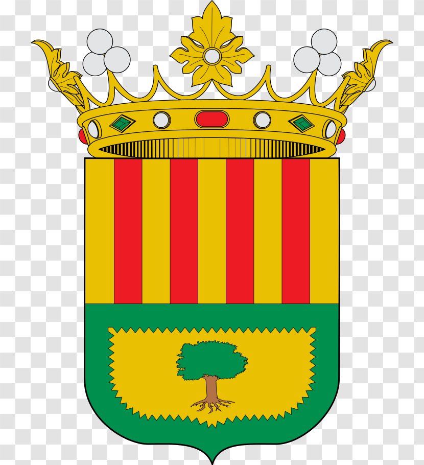 Vinalesa Buñol Escutcheon Coat Of Arms Spain - Yellow - Escut De L'alt Urgell Transparent PNG