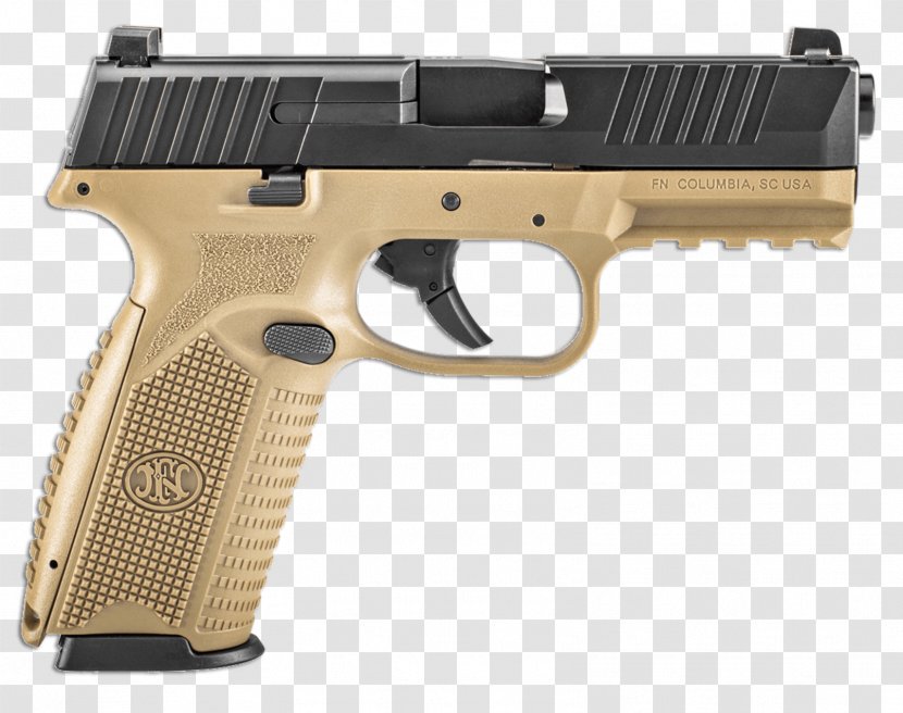 FN Herstal FNS Semi-automatic Firearm Pistol - Air Gun - Weapon Transparent PNG