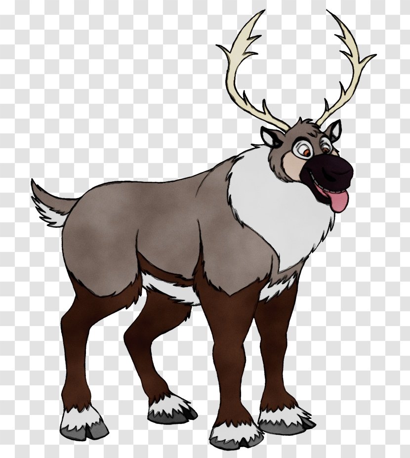 Dog Reindeer Elk Clip Art Illustration - Deer - Animal Figure Transparent PNG