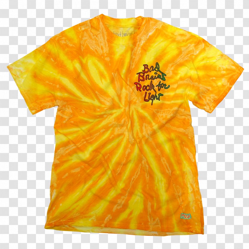 T-shirt - Yellow - Dyeing Transparent PNG