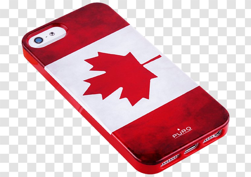 Flag Of Canada Car IPhone 5 - Telephony Transparent PNG