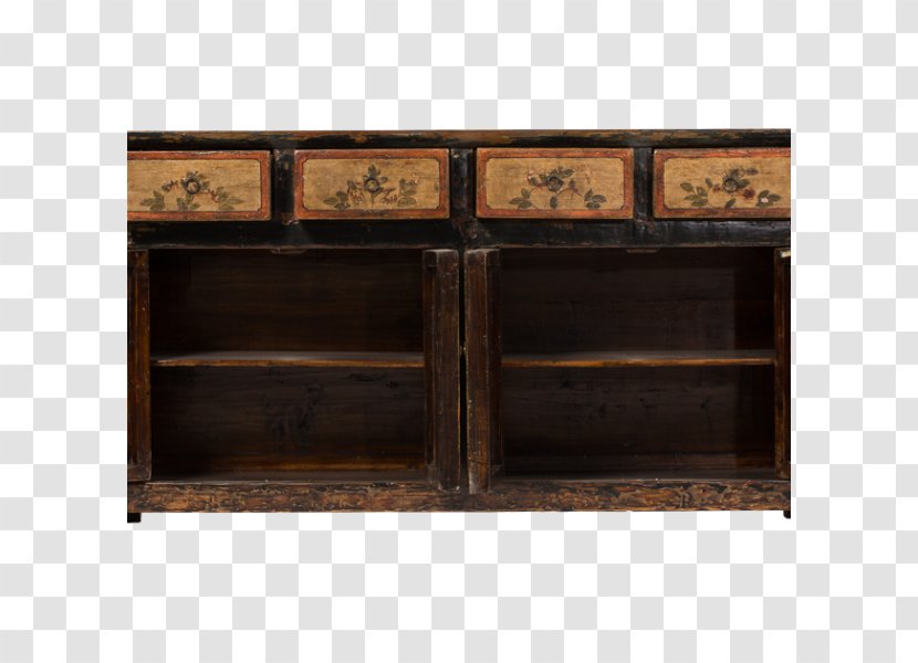 Buffets & Sideboards Wood Stain Drawer Antique Transparent PNG
