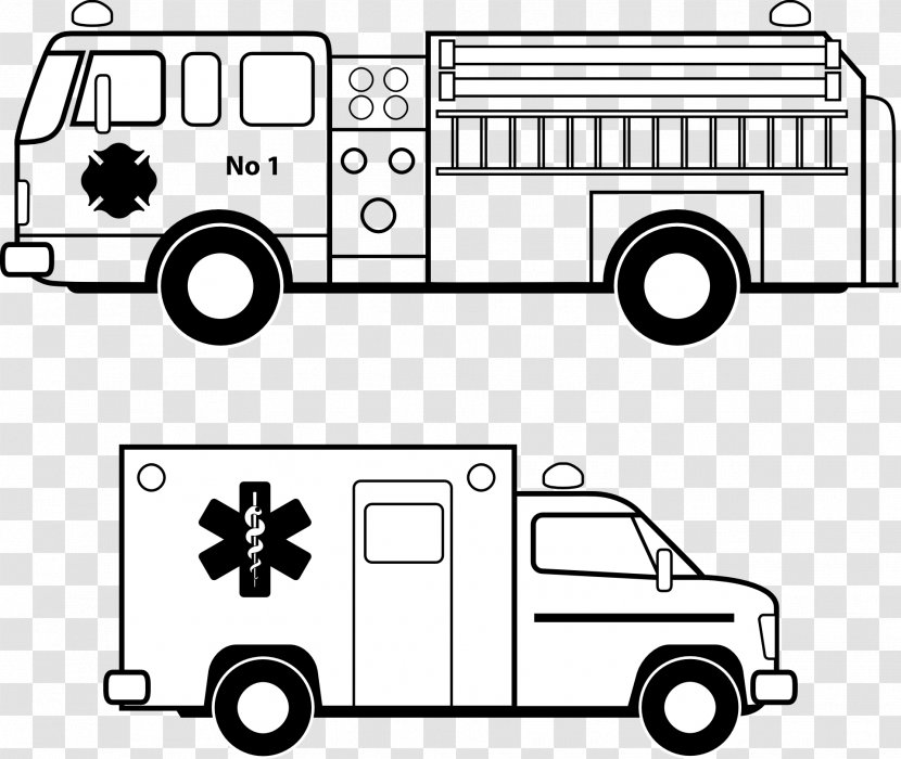 Car Emergency Vehicle Fire Engine - Ambulance Transparent PNG