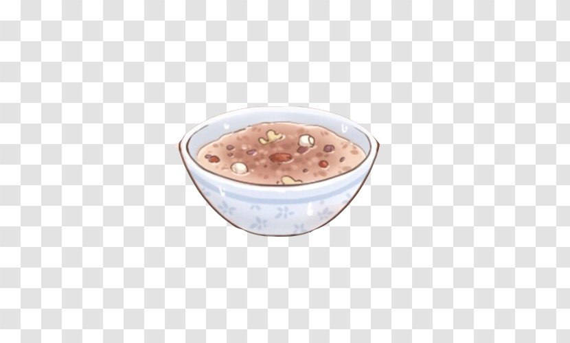 Rice Cake Pudding - Plate - Hand Painting Creative Image Transparent PNG