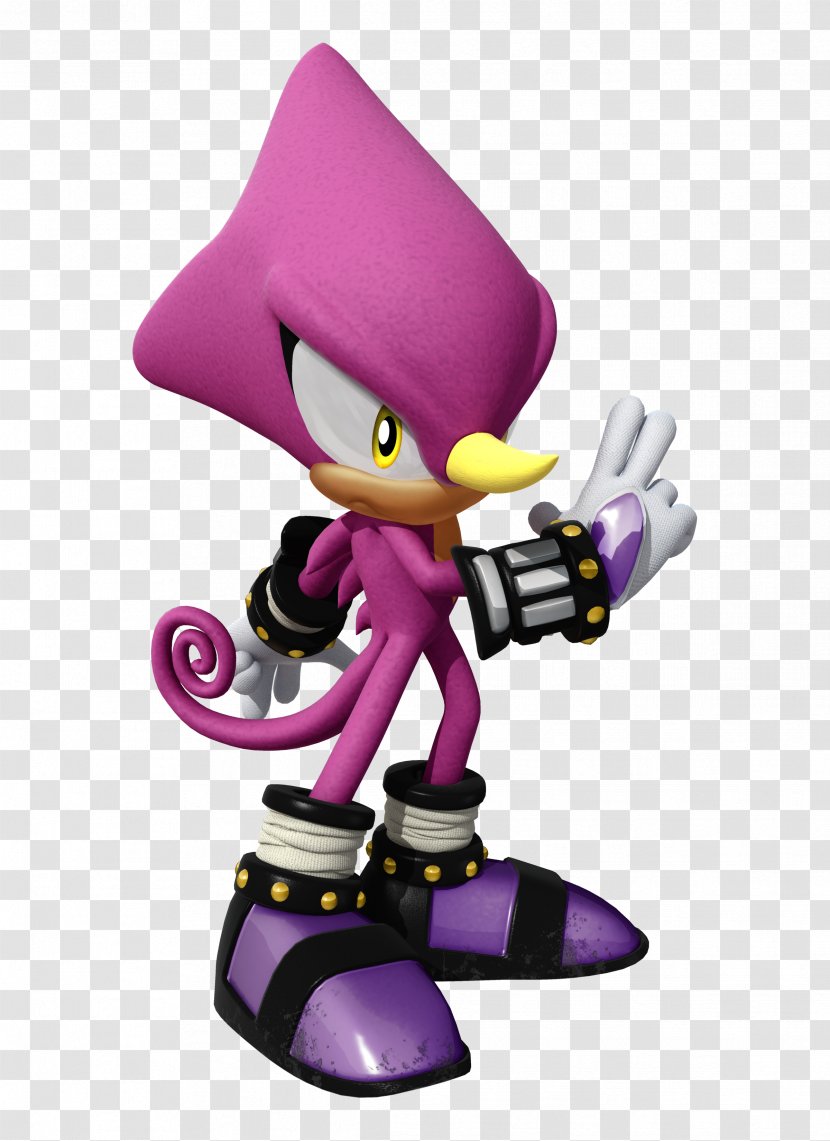 Espio The Chameleon Knuckles' Chaotix Sonic Hedgehog Shadow Heroes - Video Game Transparent PNG